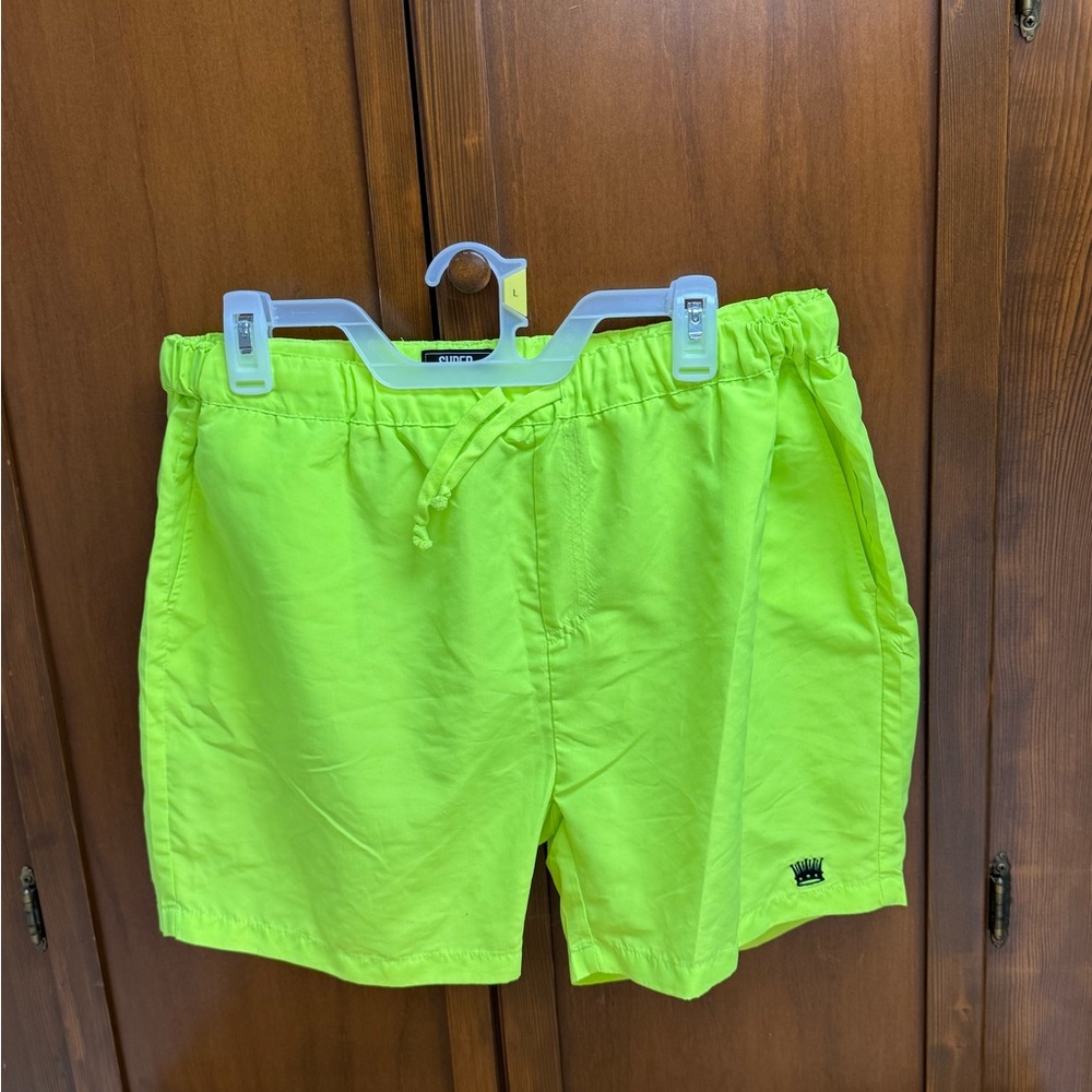 Super Massive mens Neon Shorts large elastic waistband #springbreak